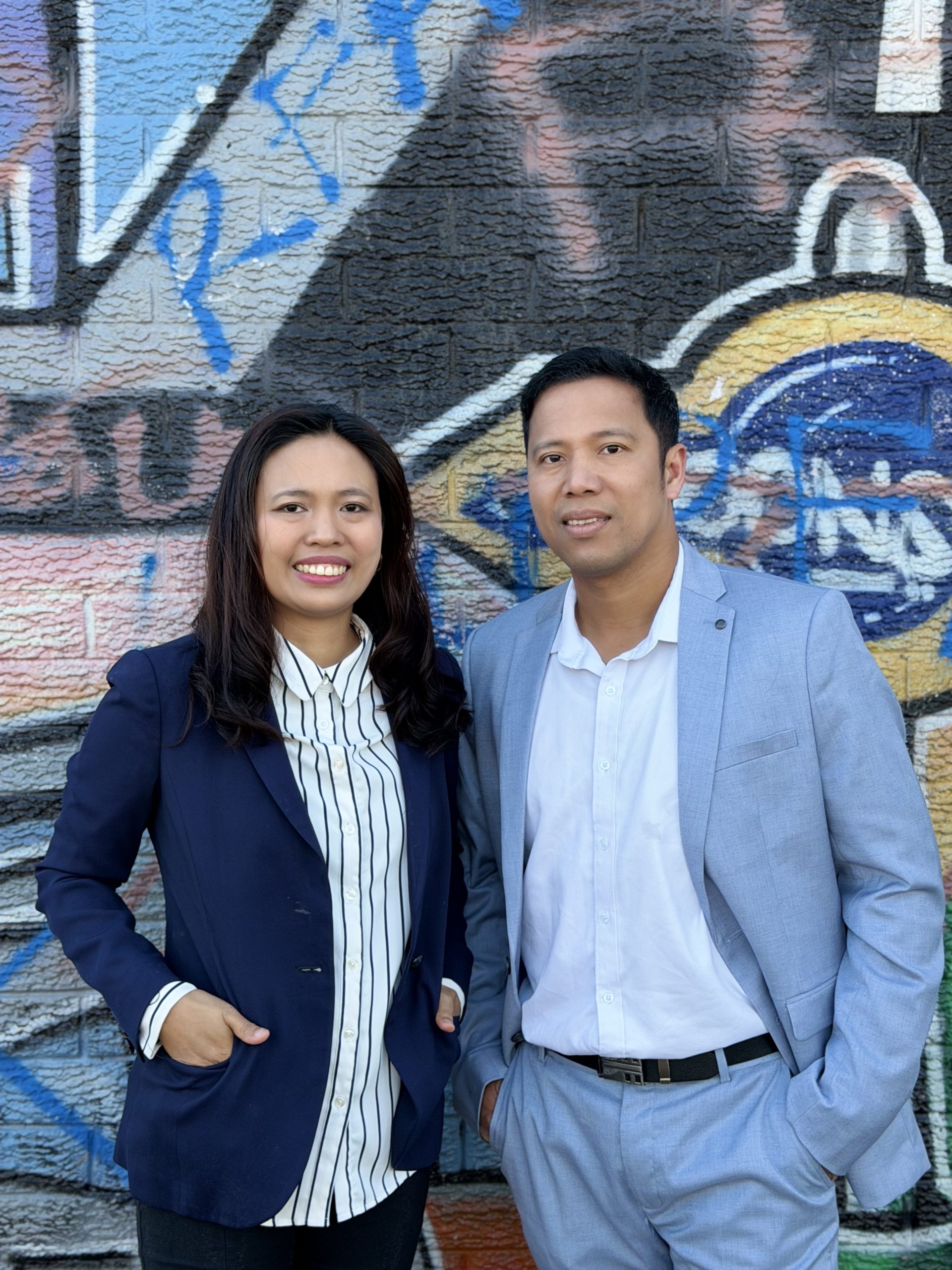 Mariz and Jerico Ibanez — founders of Skai Web Designs, Western Sydney
